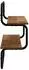 vidaXL 2-stufiges Wandregal Altholz-Optik 60x24,5x61cm (8006107)