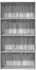 vidaXL Bücherregal Holzwerkstoff grau Sonoma 80x30x152cm (857945)