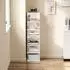 SoBuy STR14-W Bücherregal schmal, 6 Ebenen, 30×32,5×110,5cm (STR14-W)