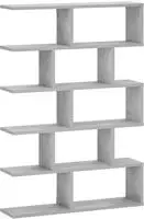 vidaXL Wandregal Betongrau 70 x 17 x 101 cm Holzwerkstoff