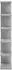 vidaXL Wandregal betongrau 70x17x101cm Holzwerkstoff