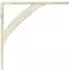 vidaXL Wandregalhalterungen 12 Stk., antik weiß, 10x10x3cm, Stahl (42038882)
