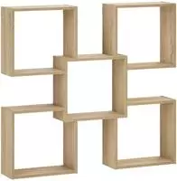 vidaXL Wandregal Sonoma-Eiche 99,5 x 17 x 91 cm Holzwerkstoff