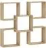 vidaXL Wandregal Sonoma-Eiche 99,5x17x91cm Holzwerkstoff