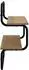 vidaXL Wandregal 2 Ebenen Artisan-Eiche 40x24,5x61cm (8006114)