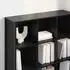 vidaXL Bücherregal schwarz Eichen-Optik 99,5x30x108,5cm