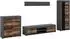 ebuy24 Jam Wohnwand 4-tlg., Old Wood/Matera Nachbildung, 330x159x35cm (J19)