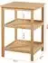 en.casa Ikerasak Standregal Bambus 3 Ebenen, 60x40x40cm