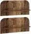 vidaXL Wandregal 2-tlg. Altholz 80,5x13,5x37,5cm