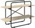 vidaXL Bücherregal 2 Ebenen Sonoma-Eiche 100x35x70cm