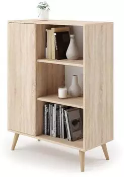 RAUMHIRSCH Fondi Bücherregal Eiche Sonoma, 90x116x40cm (800001121906)