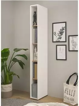 Lomado CRISP-61 Regal 200cm, wei&szlig; mit Eiche (CRISP-61)