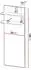 Mirjan24 Wandregal Fiore 50 mit LED-Beleuchtung, 52x138x19cm