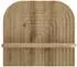 vidaXL Wandregal 2 Stk. Artisan-Eiche 41x13,5x37,5cm