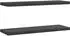 vidaXL Wandregale 2 Stk. 75x23,5x3cm schwarz Edelstahl (30292)