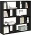 vidaXL Bücherschrank/Raumteiler Eiche schwarz 105x24x102cm (862422)