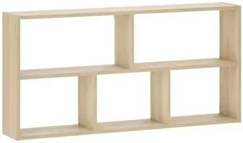 vidaXL Wandregal Sonoma-Eiche 102x17x50cm Holzwerkstoff