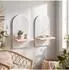 Relaxdays Wandregal Regenbogen Boho 2er Set, 35x18x13cm