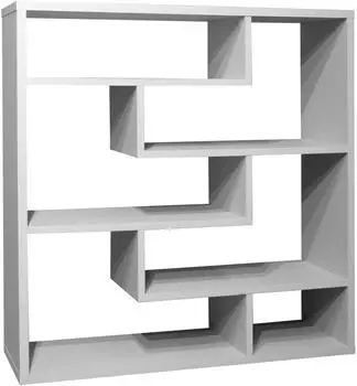 Mäusbacher Tetrix Raumteiler kreidegrau matt, 130x134x43cm
