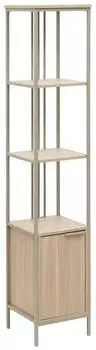 Paris Prix Duna Regal 3 Ebenen mit Tür, 176cm, beige (Duna)