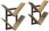 vidaXL Wandregal schwebend Holzwerkstoff Eiche Handwerk, 2er-Set