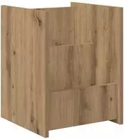 vidaXL Magazinregal Artisan-Eiche 35 x 35 x 45 cm Holzwerkstoff