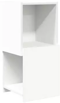vidaXL Eckregal 30,5x30x65cm Spanplatte, wei&szlig;