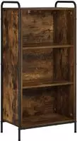 vidaXL B&uuml;cherregal 55,5 x 33 x 174 cm Holzwerkstoff R&auml;uchereiche