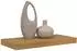 vidaXL Wandregal, wandmontiert, beige, 50x23,5x3,8cm, Holzwerkstoff (42019986)