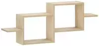 vidaXL Wandregal Sonoma-Eiche 95 x 17 x 37 cm Holzwerkstoff