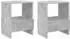 vidaXL Magazinregal 2 Stk. betongrau 35x30x45cm