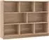Costway Würfelregal 8 Fächer, 3 Ebenen, 122x93x32cm, braun (ON32939ZM)
