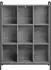 vidaXL Bücherregal 57x33x111cm Holzwerkstoff Sonoma-Grau