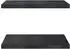 vidaXL Wandregale 2 Stk. 50x40cm, schwarz, Edelstahl (30293)