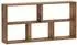 vidaXL Wandregal Altholz-Optik 102x17x50cm Holzwerkstoff