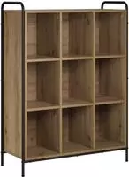 vidaXL B&uuml;cherregal 57 x 33 x 111 cm Holzwerkstoff Artisan-Eiche
