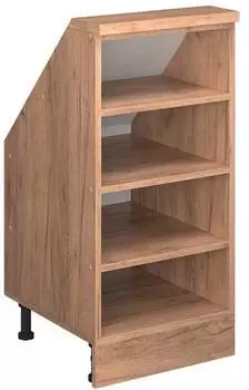 VICCO Rion Dachschr&auml;genschrank 4 F&auml;cher, goldkraft eiche (57349)