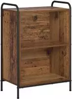 vidaXL B&uuml;cherregal 55,5 x 33 x 174 cm Holzwerkstoff Altholz