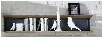 Lomado Wandboard Jülich-36 Landhaus-Stil, graphit/Artisan Eiche, 142x29x20cm