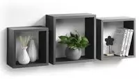 Modul'Home 6RAN789BC Ablage in W&uuml;rfelform, Fach, MDF, 11,8 x 30 x 30 cm,