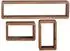 KADIMA DESIGN BOHA Wandregal 3er-Set, Sheesham Massivholz, Landhausstil (4255632579615)