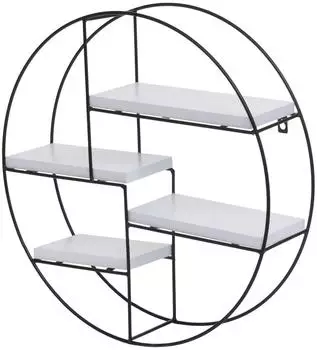 Proregal Wandregal Rund 45x45x11cm