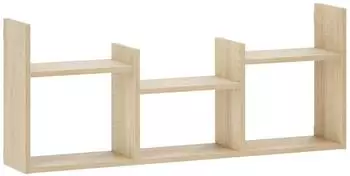 vidaXL Wandregal Sonoma-Eiche 97,5x17x40cm Holzwerkstoff