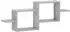 vidaXL Wandregal Sonoma-grau 95x17x37cm Holzwerkstoff