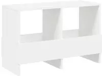 vidaXL Magazinregal Wei&szlig; 68,5 x 30 x 45 cm