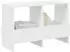 vidaXL Magazinregal weiß 68,5x30x45cm (890984)