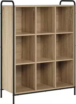 vidaXL B&uuml;cherregal 57x33x111cm Holzwerkstoff Sonoma-Eiche