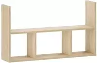 vidaXL Wandregal Sonoma-Eiche 78,5 x 17 x 45 cm Holzwerkstoff