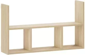 vidaXL Wandregal Sonoma-Eiche 78,5x17x45cm Holzwerkstoff