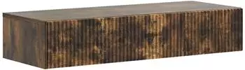 vidaXL Wandmontierter Beistelltisch Holzwerkstoff 87,5x34,5x17cm (898500)